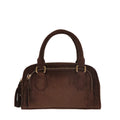 Camomilla Milano | Borsa a Mano S Little Icons Marrone | Mini Bauletto Scamosciato