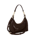 Camomilla Milano | Borsa a Mano S Little Icons Marrone | Effetto Pelle Stropicciata