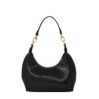 Camomilla Milano | Borsa a Mano S Little Icons Nero | Effetto Pelle Stropicciata