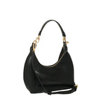 Camomilla Milano | Borsa a Mano S Little Icons Nero | Effetto Pelle Stropicciata