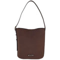 Camomilla Milano | Borsa a Spalla L Daily Soft Marrone Scuro | Secchiello Effetto Scamosciato