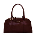 Camomilla Milano | Borsa a Spalla L Glossy & Amber Bordeaux | Vernice Stropicciata
