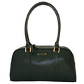 Camomilla Milano | Borsa a Spalla L Glossy & Amber Verde | Effetto Vernice Stropicciata