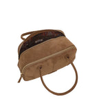 Camomilla Milano | Borsa a Spalla M Glossy & Amber Tortora | Camoscio Sintetico