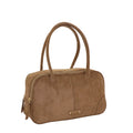Camomilla Milano | Borsa a Spalla M Glossy & Amber Tortora | Camoscio Sintetico