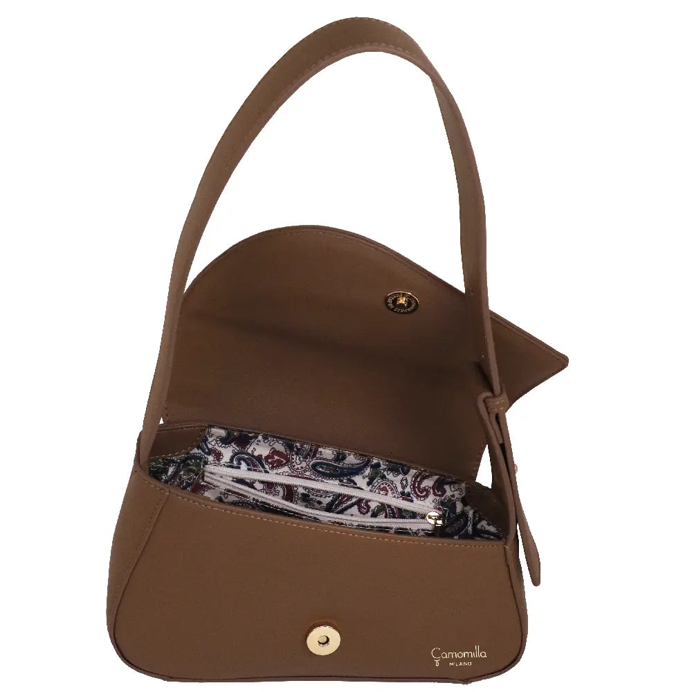 Camomilla Milano | Borsa a Spalla S Little Icons Beige | Mini Bag in Ecopelle