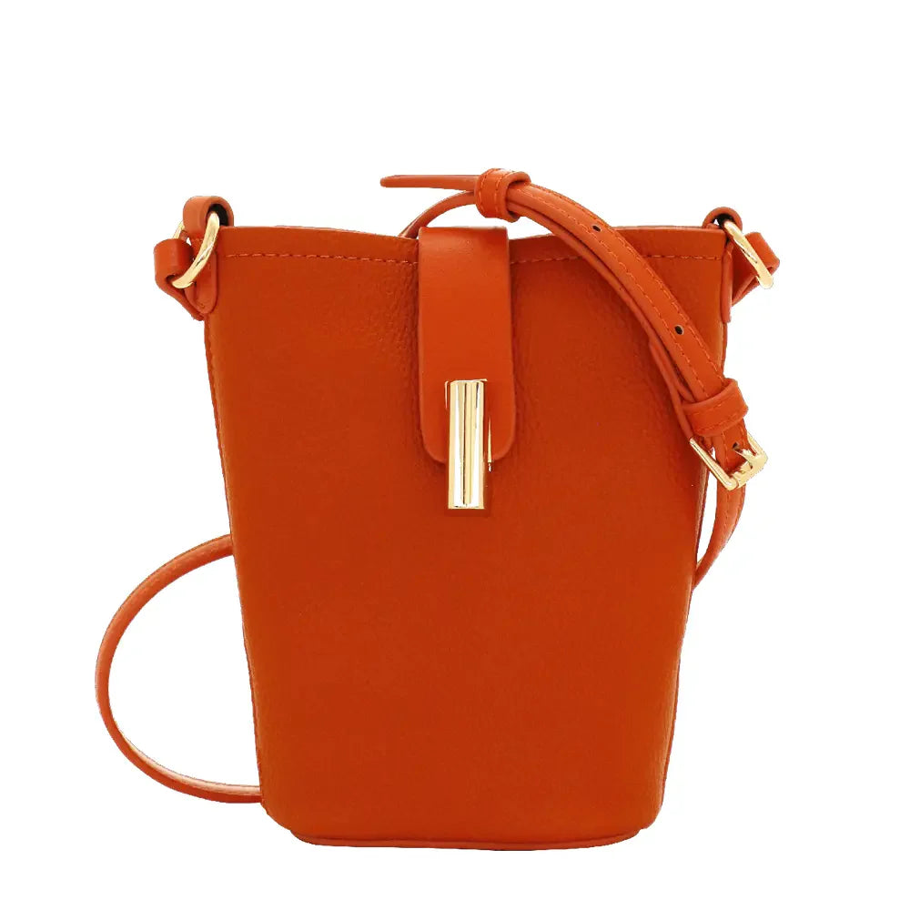Camomilla Milano | Mini Bag Pop Candy Arancione | Borsa Estiva in Ecopelle