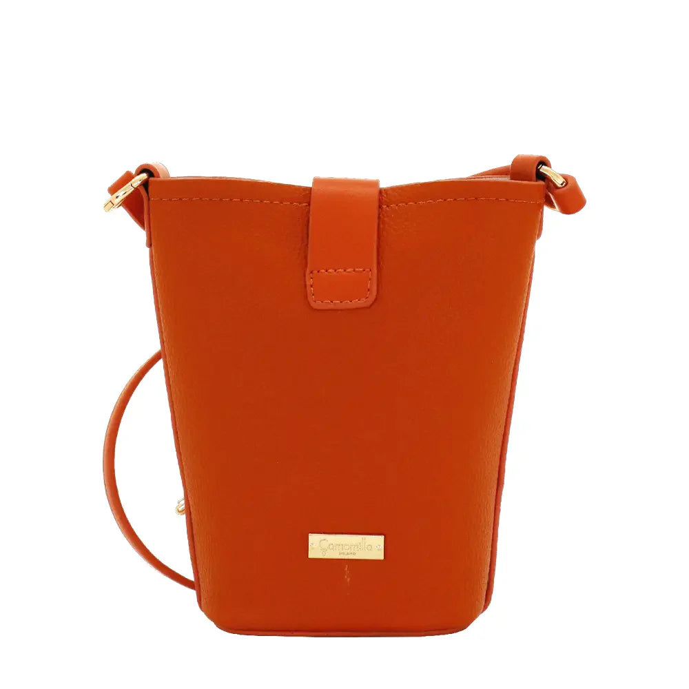 Camomilla Milano | Mini Bag Pop Candy Arancione | Borsa Estiva in Ecopelle