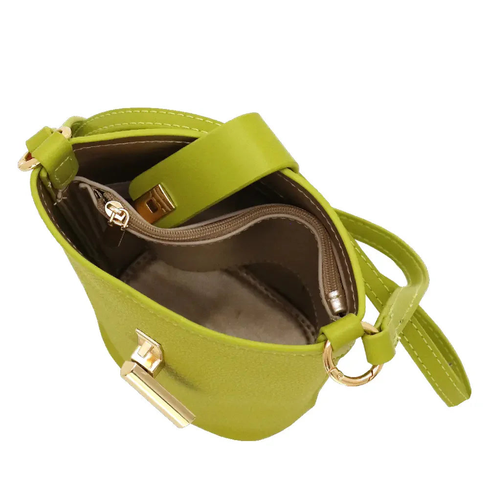 Camomilla Milano | Mini Bag Pop Candy Verde | Borsa Estiva in Ecopelle