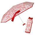 Camomilla Milano Ombrello Mini Con Fiocco Rose Bianco 28742