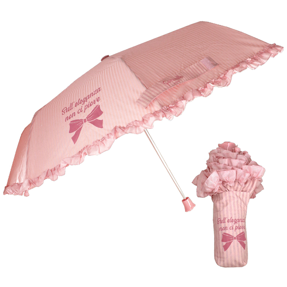 Camomilla Milano | Ombrello Mini con Rosa Rosa Rose