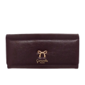 Camomilla Milano | Portafoglio L Flap Nice Wallet Burgundy | Vernice Stropicciata