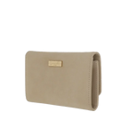 Camomilla Milano | Portafoglio M Flap Twist Beige | Ecopelle Effetto Mat