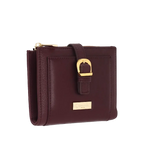 Camomilla Milano | Portafoglio M Metropolitan Burgundy | Ecopelle a Contrasto