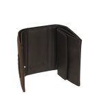 Camomilla Milano | Portafoglio S Flap Daily Soft Marrone Scuro | Effetto Scamosciato