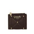 Camomilla Milano | Portafoglio S Slim Sweet Studs Marrone Scuro | Ecopelle Trapuntata