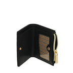 Camomilla Milano | Portafoglio S Slim Sweet Studs Nero | Ecopelle Trapuntata con Borchie