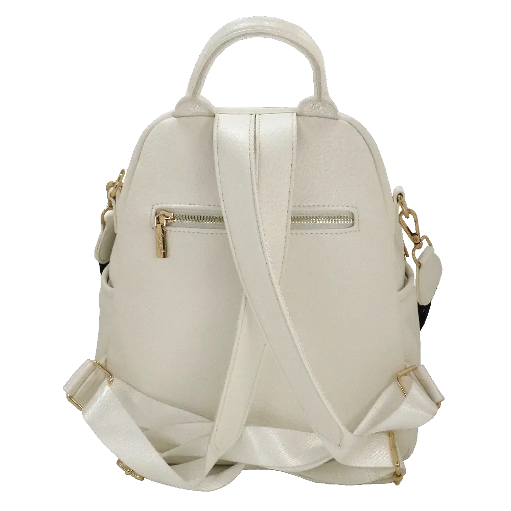 Camomilla Milano | Zaino Casual Frizzy Bianco | Zainetto con Chiusura a Cuore