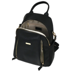 Camomilla Milano | Zaino Casual Frizzy Nero | Zainetto con Chiusura a Cuore