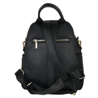Camomilla Milano | Zaino Casual Frizzy Nero | Zainetto con Chiusura a Cuore