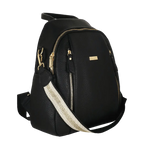 Camomilla Milano | Zaino Casual Frizzy Nero | Zainetto con Chiusura a Cuore