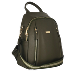 Camomilla Milano | Zaino Casual Frizzy Verde | Zainetto con Chiusura a Cuore