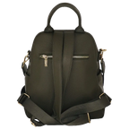Camomilla Milano | Zaino Casual Frizzy Verde | Zainetto con Chiusura a Cuore