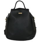 Camomilla Milano | Zaino Chic Frizzy Nero | Zainetto con Chiusura a Cuore