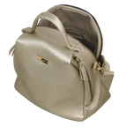 Camomilla Milano | Zaino Chic Frizzy Oro | Zainetto con Chiusura a Cuore