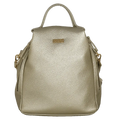 Camomilla Milano | Zaino Chic Frizzy Oro | Zainetto con Chiusura a Cuore