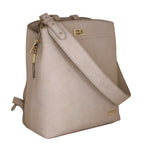 Camomilla Milano | Zaino Twist Beige | Zainetto in Ecopelle Mat
