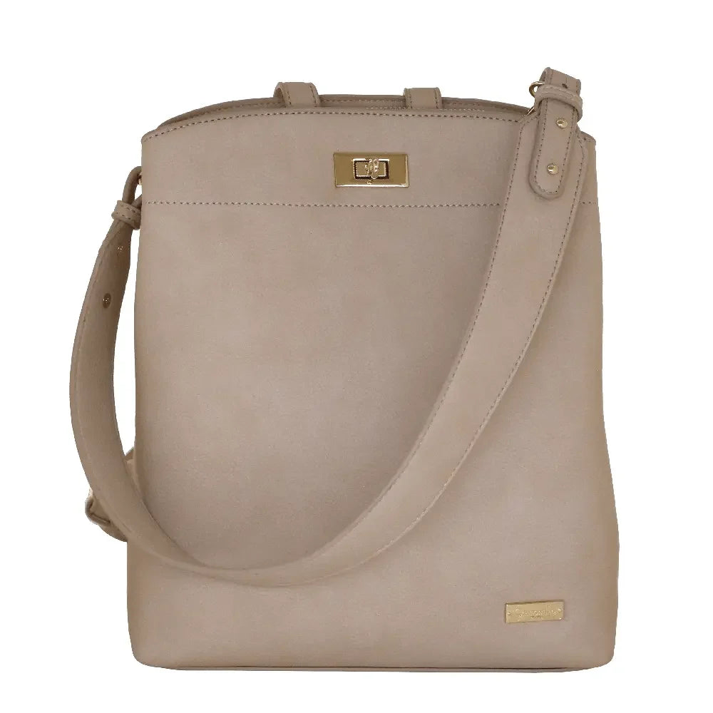 Camomilla Milano | Zaino Twist Beige | Zainetto in Ecopelle Mat