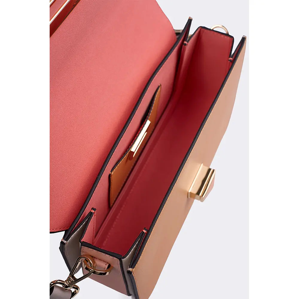 Borsa Baguette It Jewel in Vitello Liscio Albicocca | Cromia