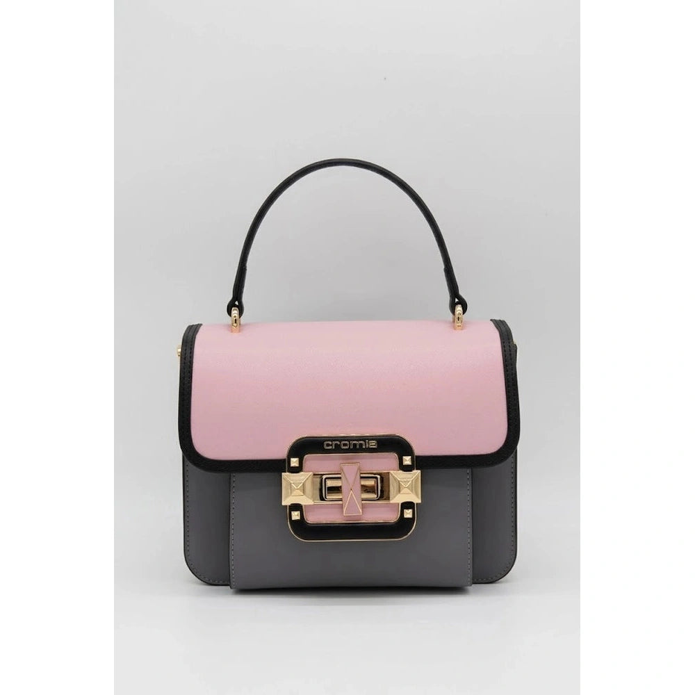 Borsa a Mano Ladies Bag It Jewel in Pelle Grigio Rosa | Cromia