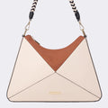 Borsa Hobo Neris in Vitello Liscio Champagne | Cromia