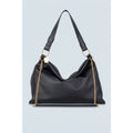 Borsa a Tracolla The Bag Sun in Pelle Nera | Cromia