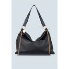 Borsa a Tracolla The Bag Sun in Pelle Nera | Cromia