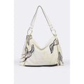 Borsa Hobo The Bag Wild in Vitello Stampa Jungle Chantilly | Cromia