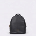 Zaino Flavie in Pelle Liscia Nera Con Logo | Cromia