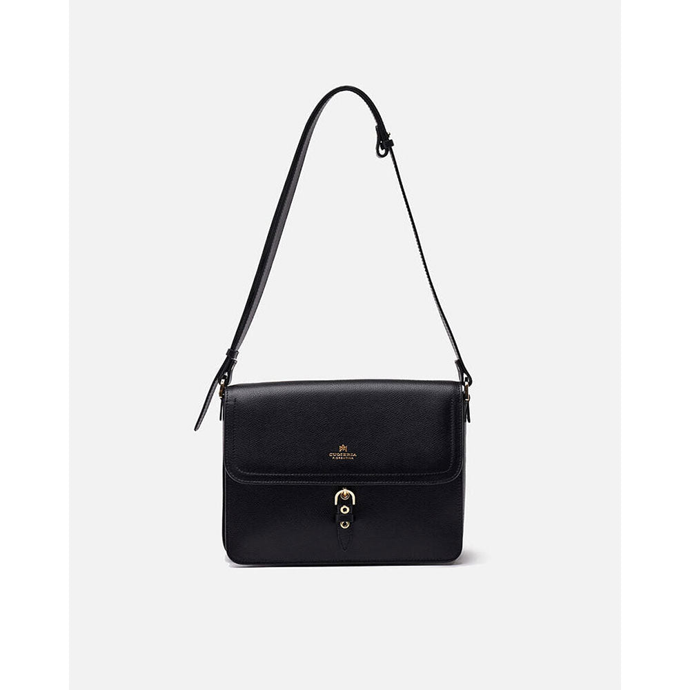 Cuoiereia Fiorentina Borsa a Tracolla Eva Xbody Nero
