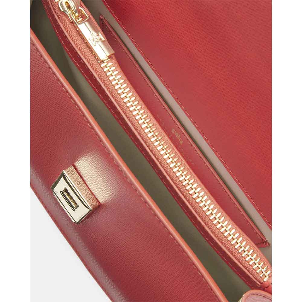 Cuoieria Fiorentina Beauty Flap Bag Corallo