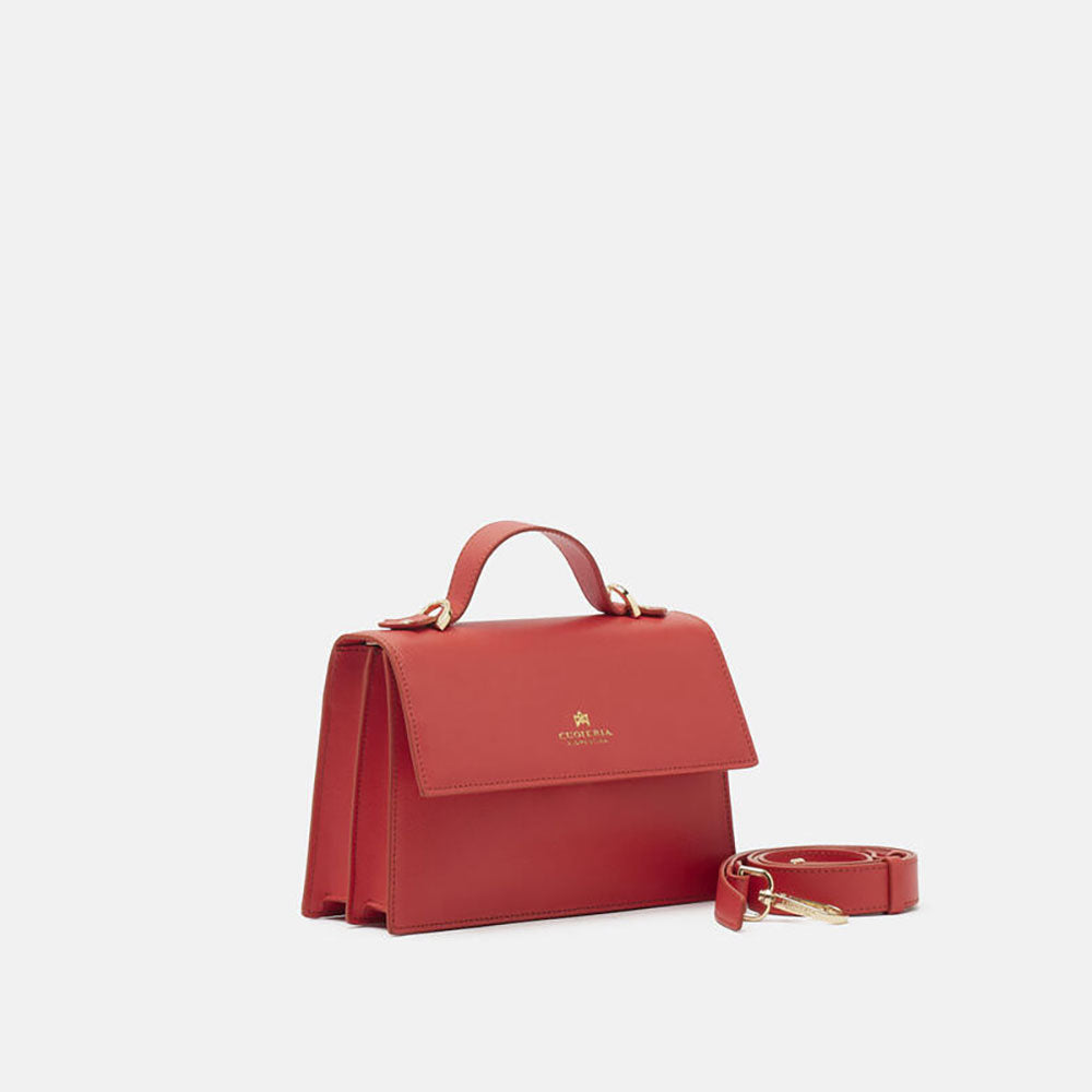 Cuoieria Fiorentina Beauty Flap Bag Corallo