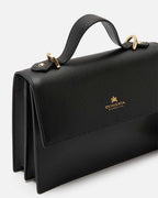 Cuoieria Fiorentina Beauty Flap Bag Nero