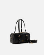 Cuoieria Fiorentina | Borsa Duffle Eva in Pelle Bottalata | Nero