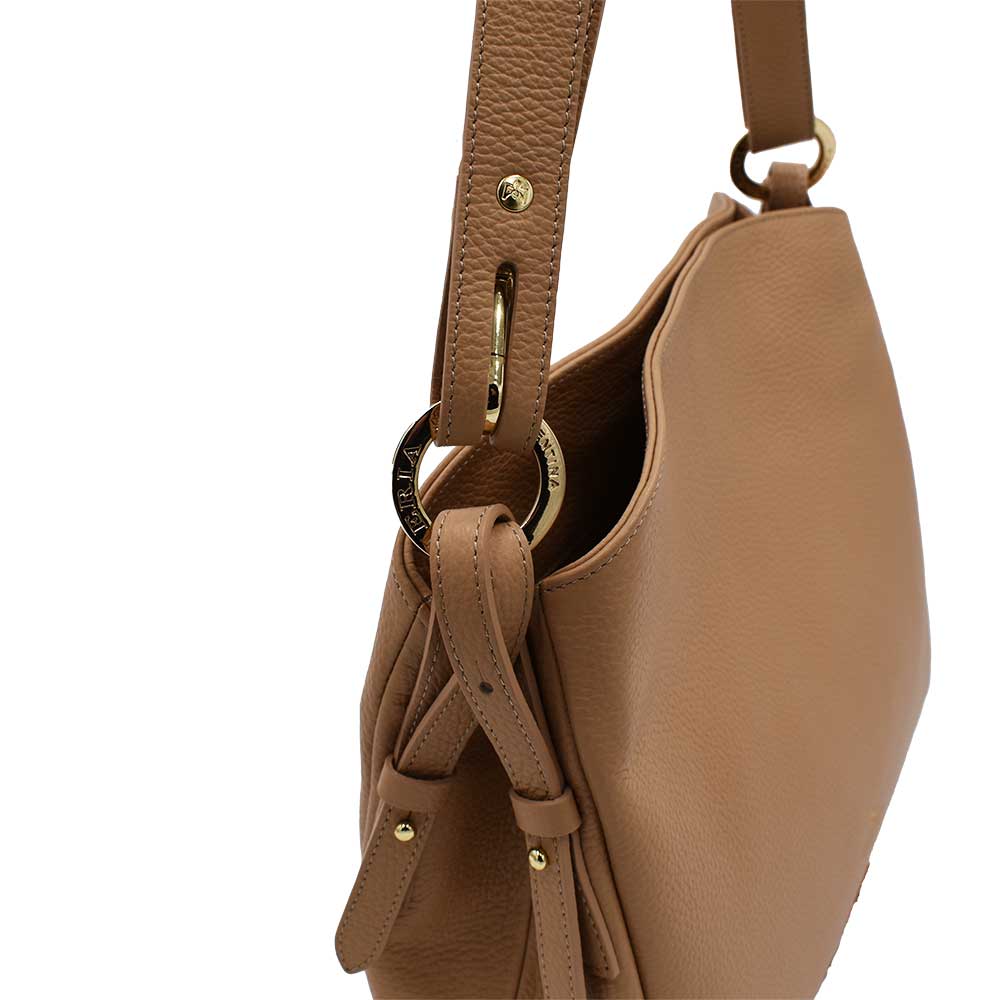 Cuoieria Fiorentina Borsa Nude Velvet Hobo - Made in Italy