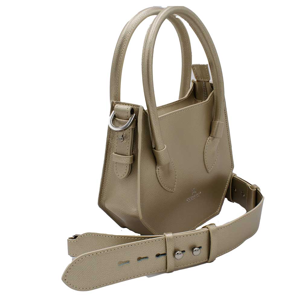 Cuoieria Fiorentina Borsa Tote Piccola Penta Color Oro