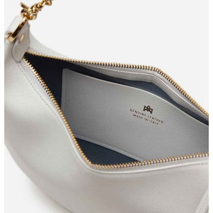 Cuoieria Fiorentina Borsa a Spalla Eva Hobo Small Bianco