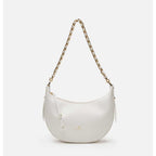 Cuoieria Fiorentina Borsa a Spalla Eva Hobo Small Bianco
