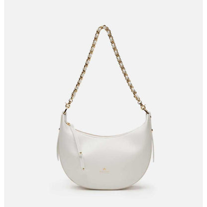 Cuoieria Fiorentina Borsa a Spalla Eva Hobo Small Bianco