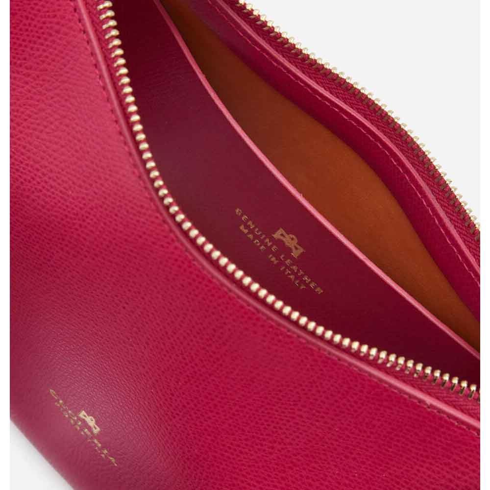 Cuoieria Fiorentina Borsa a Spalla Eva Hobo Small Fucsia